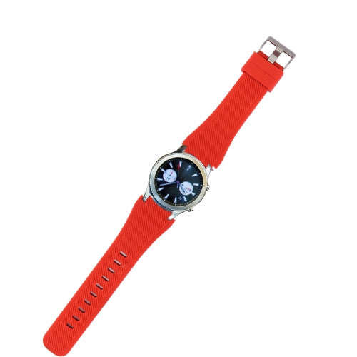 For Samsung Gear S3 Classic Smart Watch Silicone Watchband Length: about 22.4cm(Red)