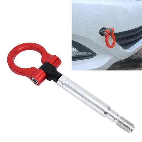 Aluminum Track Racing Front Rear Bumper Car Trailer Ring For BYD(Red)