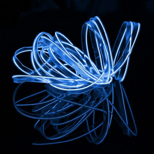 4m Cold Light Flexible LED Strip Light For Car Decoration(Blue Light)