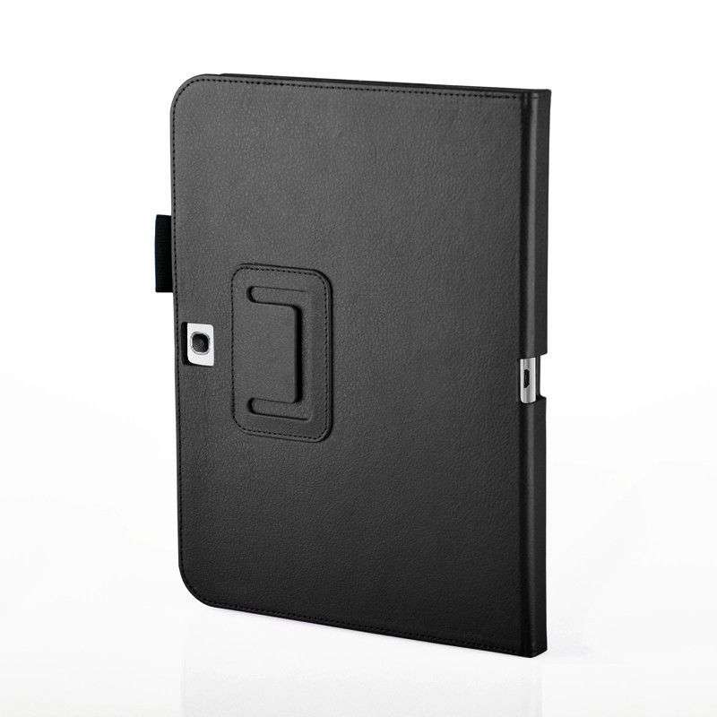 Leather Stand Cover Case For Samsung Galaxy Tab 3 10.1 P5200 / P5210 - dark-blue