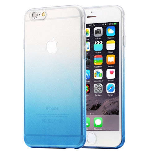 HAWEEL Ultra Slim Gradient Color Clear Soft TPU Case for iPhone 6 Plus & 6s Plus(Blue)
