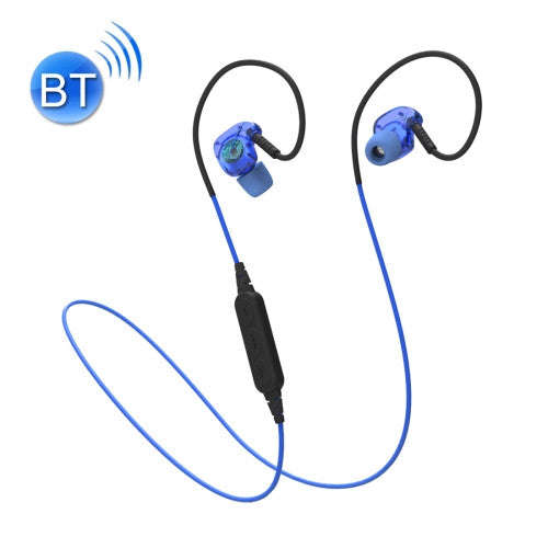BX240 Sport Beat IPX5 Waterproof Stereo Wireless Sports Bluetooth 4.1 Wired Control Earbud Earpho...