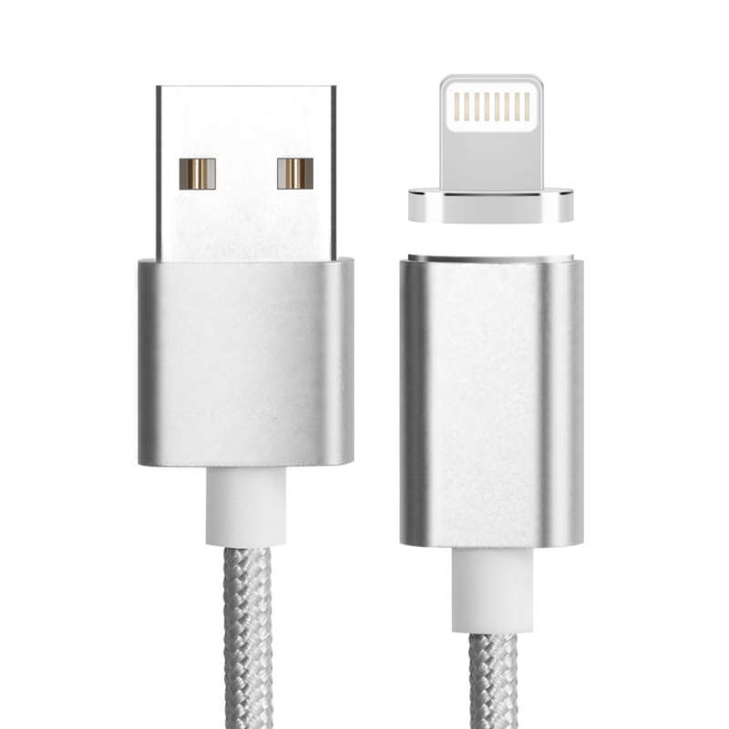 1.2m Weave Style 5V 2A 8 Pin to USB 2.0 Magnetic Data / Charger Cable for iPhone 7 & 7 Plus iPhon...