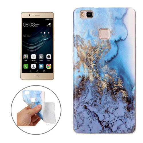 Huawei P9 Lite Marble Pattern Soft TPU Protective Case