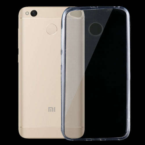 Xiaomi Redmi 4X Case, 0.75mm Ultra-thin Transparent TPU Protective Case(Transparent)