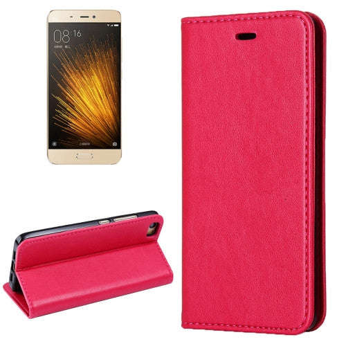 Xiaomi Mi 5 Lambskin Texture Horizontal Flip Magnetic Leather Case with Holder and Card Slot(Mage...