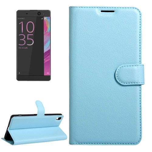 For Sony Xperia XA Ultra Litchi Texture Horizontal Flip Leather Case with Magnetic Buckle & Holde...