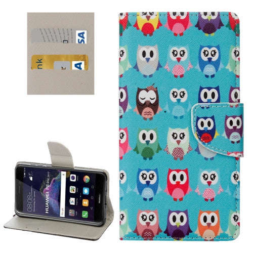Huawei P8 Lite (2017) & Honor 8 Lite Little Bear Pattern Horizontal Flip Leather Case with Holder...
