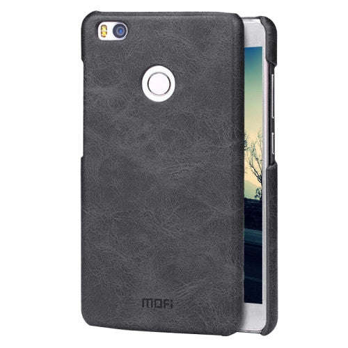 MOFI Xiaomi Mi 4S Crazy Horse Texture Leather Surface PC Protective Case Back Cover(Black)