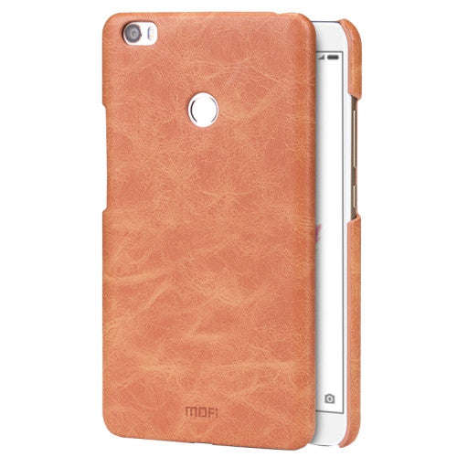 MOFI Xiaomi Mi Max Crazy Horse Texture Leather Surface PC Protective Case Back Cover(Brown)