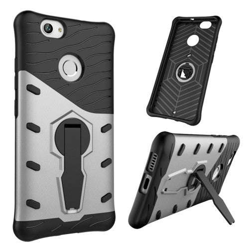 Huawei nova Shock-Resistant 360 Degree Spin Tough Armor TPU + PC Combination Case with Holder (Si...