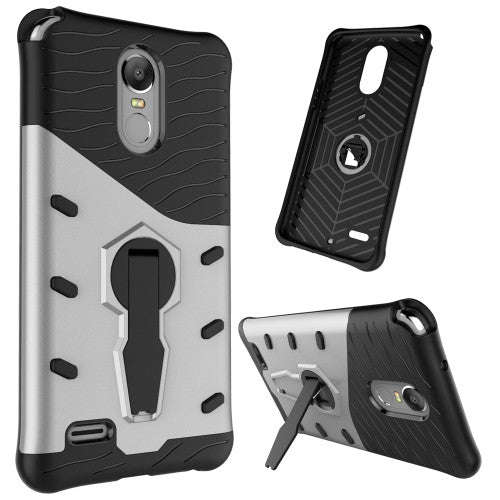 For LG Stylus 3 Shock-Resistant 360 Degree Spin Sniper Hybrid Case TPU + PC Combination Case with...