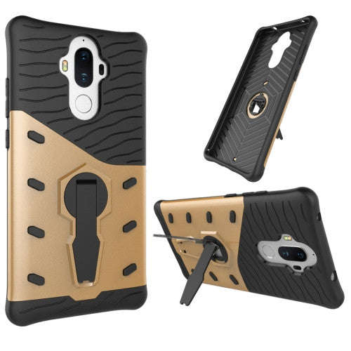 Huawei Mate 9 Shock-Resistant 360 Degree Spin Sniper Hybrid Case TPU + PC Combination Case with H...