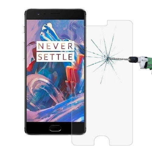 OnePlus Three 0.26mm 9H Surface Hardness 2.5D Explosion-proof Tempered Glass Screen Film