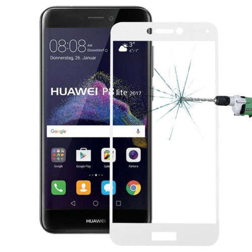 Huawei P8 Lite (2017) 0.26mm 9H Surface Hardness Explosion-proof Full Screen Tempered Glass Scree...