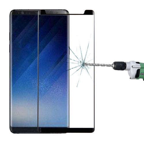 For Samsung Galaxy Note 8 0.3mm 9H Surface Hardness 3D Curved Silk-screen Non-full Screen Tempere...