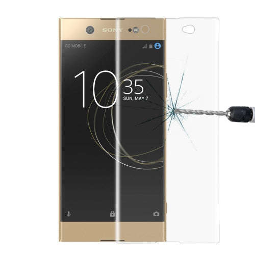 For Sony Xperia XA1 Ultra 0.33mm 9H Surface Hardness 3D Curved Full Screen Tempered Glass Screen ...