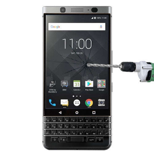 For BlackBerry Keyone 0.3mm 9H Surface Hardness 3D Explosion-proof Full Screen Tempered Glass Scr...