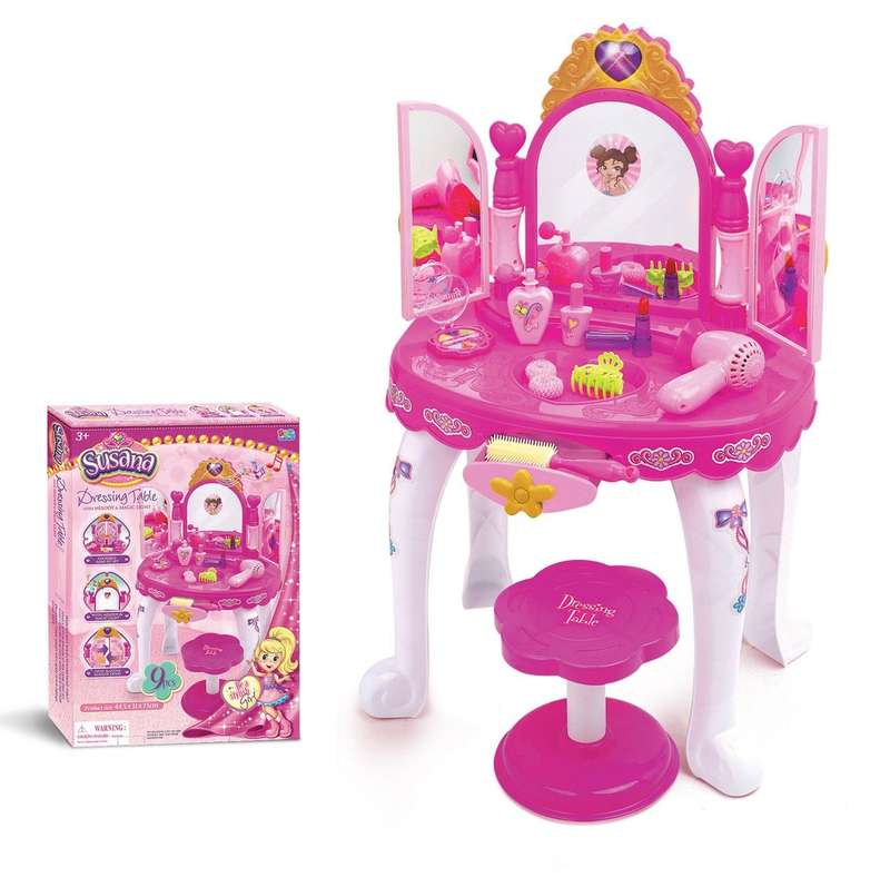 Musical Light Up Dressing Table Toy Set