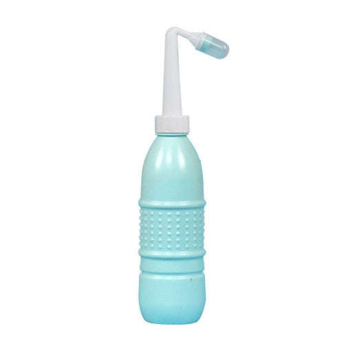 MDT-002 500ml Portable Handheld Travel Bidet Women Vaginal Washing Sprayer(Blue)