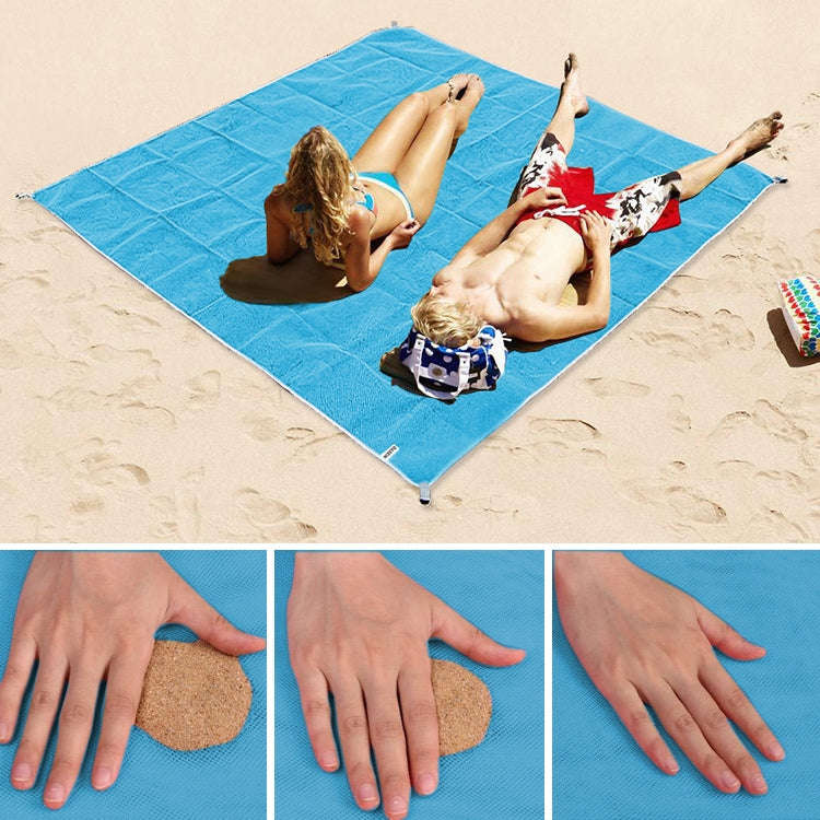 Sand Free Mat Lightweight Foldable Outdoor Picnic Mattress Camping Cushion Beach Mat Size: 2x1.5m...