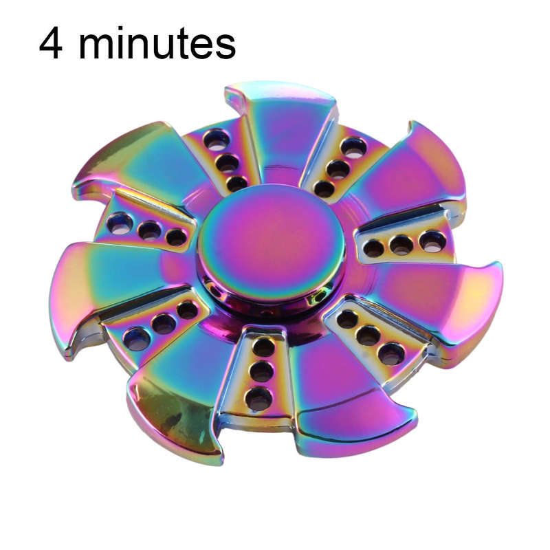 T6 Fidget Spinner Toy Stress Reducer Anti-Anxiety Toy  for Children and Adults 4 Minutes Rotation...
