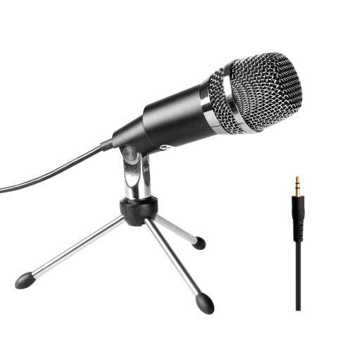 FIFINE K667 Home KTV Handheld Mic Universal Sound Recording Microphone with Tripod Stand for PC &...