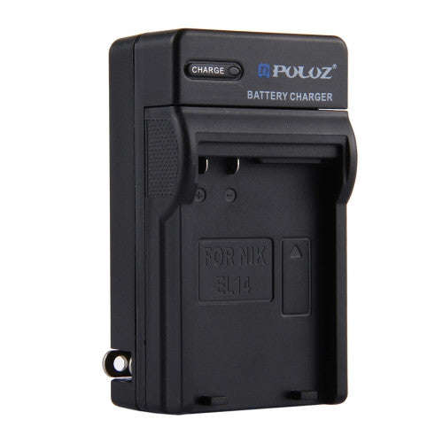 PULUZ US Plug Battery Charger for Nikon EN-EL14 Battery