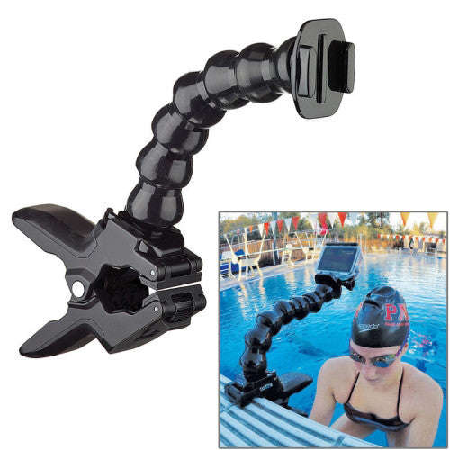 TMC Action Sports Cameras Jaws Flex Clamp Mount for GoPro Hero 4 / 3+ / 3 / 2 / 1(Black)