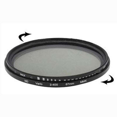 67mm ND Fader Neutral Density Adjustable Variable Filter ND 2 to ND 400 Filter