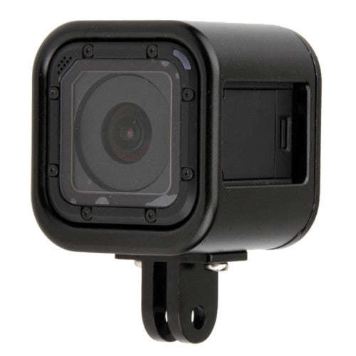 Housing Shell CNC Aluminum Alloy Protective Cage with Insurance Back Cover for GoPro HERO4 Sessio...