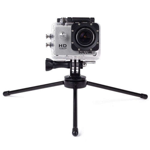 Portable Folding Metal Tripod for GoPro HERO4 /3+ /3 /2 /1 / Xiaomi XiaoYi Sport Camera