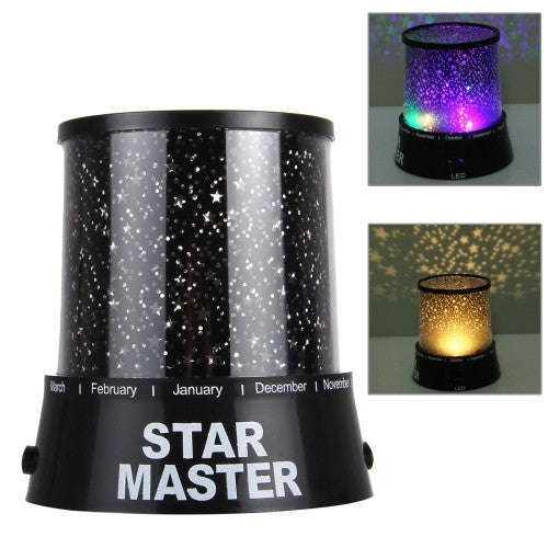 Sky Star Master Night Light Projector Lamp(Black)