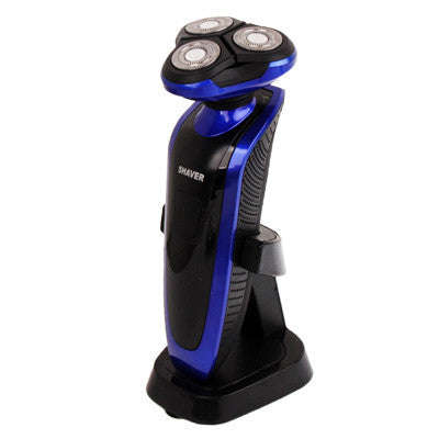 RSCX-8850 Rechargeable Tri-Floating Loop Speed Foil Shaver Razor with Trimmer & Charge Holder