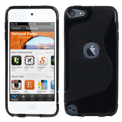 S Line TPU Case for iPod touch 5 / 6 (Black)