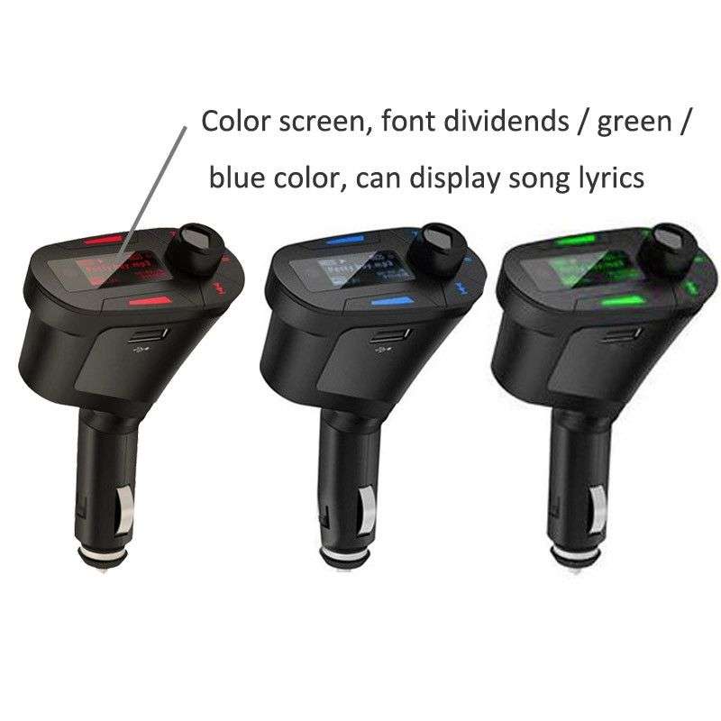 Car MP3 Player Wireless FM Transmitter with Remote Control