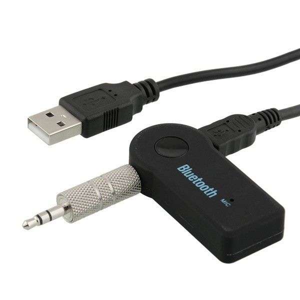 Car Bluetooth Handsfree Music Mic Receiver
