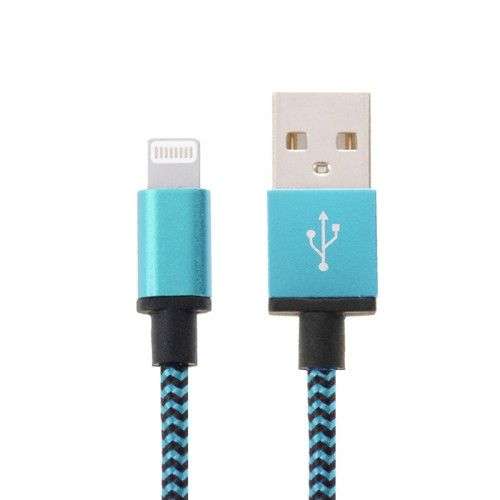 2m Woven Style 8pin to USB Sync Data / Charging Cable for iPhone 6 & 6 Plus iPhone 5 & 5S & 5C iP...