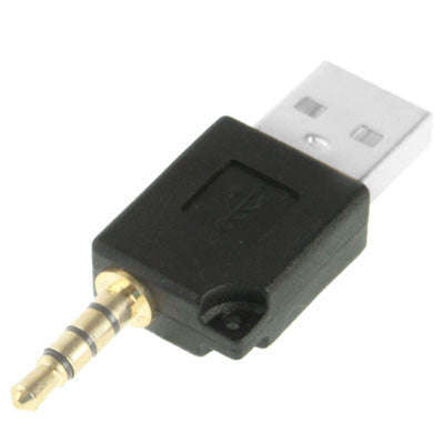 USB Data Dock Charger Adapter for iPod shuffle 3rd / 2nd Length: 4.6cm (Black)