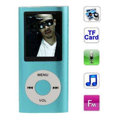 1.8 inch TFT Screen Metal MP4 Player with TF Card Slot Support Recorder FM Radio E-Book and Calen...