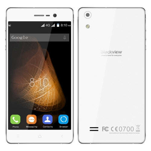 Blackview Omega Pro 16GB, Network: 4G, 5 inch Android 5.1 MTK6753 Octa Core 1.5GHz, RAM:3GB(White)