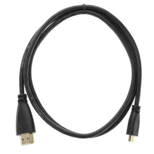 Gold Plated Micro HDMI Male to HDMI Male Cable Length: 1m
