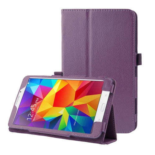 Litchi Texture Flip Leather Case with Holder for Samsung Galaxy Tab 4 7.0 / T230 / T231 / T235(Pu...