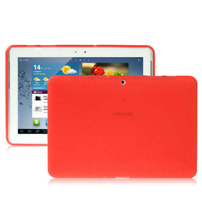 Non-slip Texture TPU Case for Samsung Galaxy Tab 2 (10.1) / P5100 Red(Red)