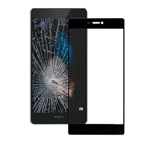 iPartsBuy Huawei P8 Front Screen Outer Glass Lens(Black)