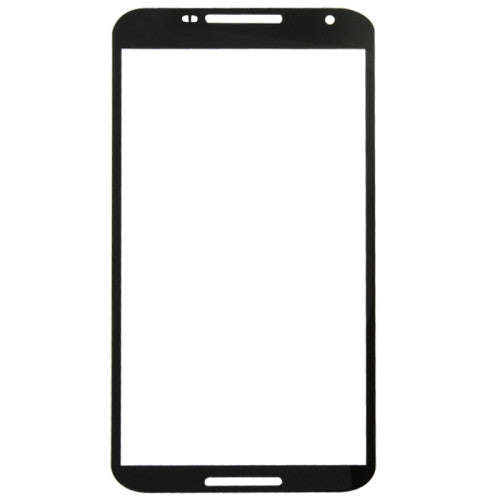 iPartsBuy Front Screen Outer Glass Lens Replacement for Google Nexus 6 / XT1103(Black)