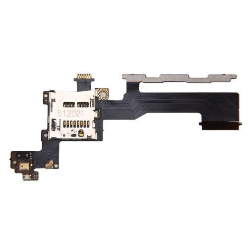 iPartsBuy Power + Volume + SD Card Holder Flex Cable Replacement for HTC One M9