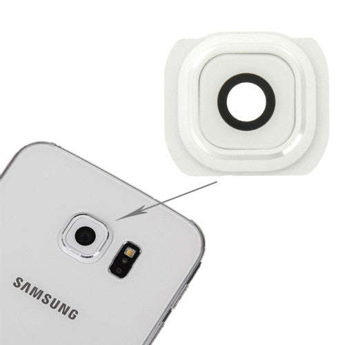 iPartsBuy for Samsung Galaxy S6 Original Back Camera Lens Cover(White)
