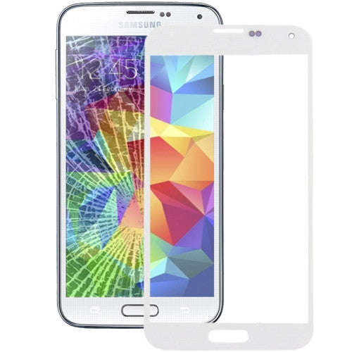 Front Screen Outer Glass Lens for Samsung Galaxy S5 / G900(White)