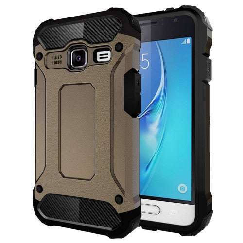 For Samsung Galaxy J1 Mini / J105 Tough Armor TPU + PC Combination Case(Coppery)